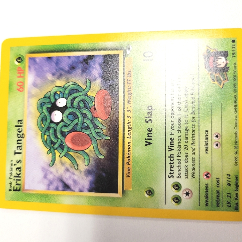 MINT Erika's Tangela Pokémon Card